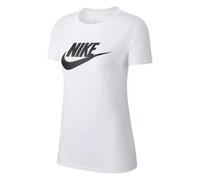Nike Womens Sportswear Essentials T Shirt 100% Cotton in White - Size Medium