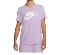 NIKE Women's Sportswear Essentials T-Shirt, Violet Mist/White, M