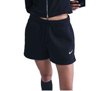 Nike Womens Sportswear Phoenix Fleece Mid Rise 4 Inch Shorts, Black/Sail, Size Xl, Women Black/Sail