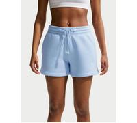 Nike Phoenix Fleece Women's Mid-Rise 10cm (approx.) Shorts - Blue - Cotton/Polyester M (UK 12-14)