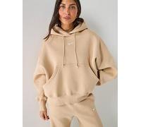 Nike Womens Sportswear Phoenix Fleece Oversized Pullover Hoodie, Linen/Sail, Size L, Women Linen/Sail