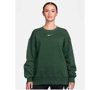 Nike Women's Sportswear Phoenix Fleece Oversized Sweatshirt - Fir/Sail - Green - Size: Small