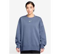 Nike Women's Sportswear Phoenix Fleece Oversized Sweatshirt - World Indigo/Sail - XS - Blue