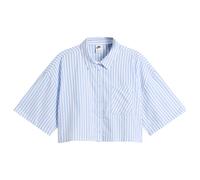 Nike Women's Stripe Shirt Blue/White Large