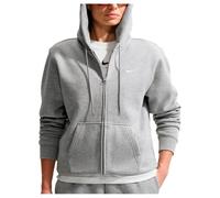 Nike - Women's Studio Fleece MW Std Full Zip Hoody - Hoodie size L, grey