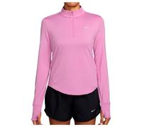Nike - Women's Swift Dri-Fit UV 1/2-Zip Running Top - Running shirt size L, pink