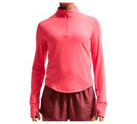 Nike - Women's Swift Dri-Fit UV 1/2-Zip Running Top - Running shirt size L, red/pink