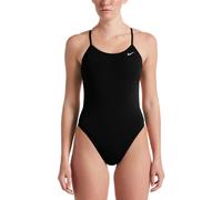 Nike Women's Swimsuit Poly Solid Cut-Out One Piece - Black