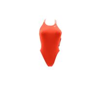 Nike Women's Swimsuit Red Cross-back Straps Logo New