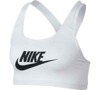 Nike Womens Swoosh Logo White Training Sports Bra - Size Medium