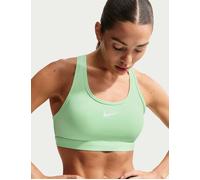 Nike Women's Swoosh Medium Support Sports Bra - Cucumber Calm/White - Green - Size: Medium