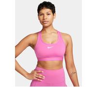 Nike Women's Swoosh Medium Support Sports Bra - Playful Pink/White - Size: XL