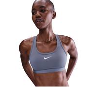 Nike Women's Swoosh Medium Support Sports Bra - World Indigo/White - Blue - Size: Small