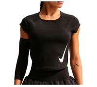 Nike - Women's Swoosh Run Dri-FIT S/S Running Top - Running shirt size XS, black