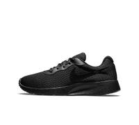 NIKE Women's Tanjun Sneaker, Black Black Barely Volt, 4 UK