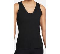 Nike Women's Tank M Black Yoga Ribbed Training Gym Black DD5545-010