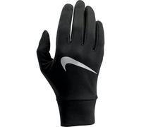 Nike Womens Tech Lightweight Running Gloves - Black/Silver - L - Black/Silver - 100% Mixed