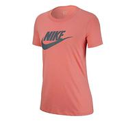 Nike Women's Tee Essential Icon Futur T-Shirt, Pink (Pink Quartz), Large