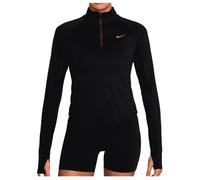 Nike - Women's Tempo Dri-Fit Half-Zip Top - Running shirt size XS, black