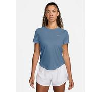 Nike Womens Tempo Dri-Fit Short-Sleeve Running Top, Work Blue/Reflective Silv, Size Xs, Women Work Blue/Reflective Silv