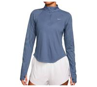 Nike Tempo Flash Women's Dri-FIT 1/4-Zip Running Top - Blue - Polyester L (UK 16-18)