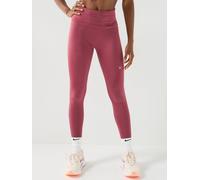 Nike Womens Tempo High-Waisted 7/8 Running Leggings, Pink Smoke/Reflective Silv, Size L, Women Pink Smoke/Reflective Silv