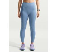 Nike Women's Tempo High Waisted 7/8 Running Leggings - Work Blue/Reflective Silver - Size: XS