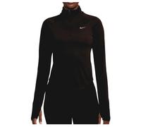 Nike - Women's Tempo Swoosh HBR Dri-Fit Half-Zip Top - Running shirt size XS, black