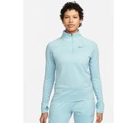 Nike Womens Therma-Fit 1/2 Zip Running Top Ocean Bliss Long Sleeve DD6799-442