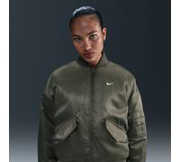 Nike Women's Therma-FIT Reversible Bomber Jacket - Green - Polyester XL (UK 20-22)