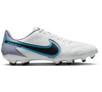 NIKE Women's Tiempo Legend 9 Academy Mg Sneaker, White Black Baltic Blue Pink Blast, 5.5 UK