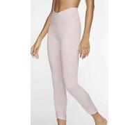 Nike Womens Tights 2XL Pink Yoga Wrap 7/8 Training Gym CJ4215-516 Plum Chalk