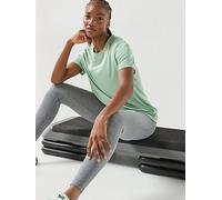 Nike Womens Training Dri-FIT Graphic T-Shirt, Steam/White, Size L, Women Team/White
