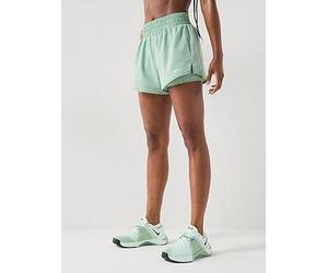 Nike Womens Training Dri-FIT High Waisted 3 Inch 2 In 1 Shorts, Steam/White, Size S, Women Team/White