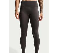 Nike Womens Training High Waisted Full Length Leggings, Thunder Grey/White, Size S, Women Thunder Grey/White