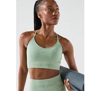 Nike Womens Training Light Support Padded Sports Bra, Steam, Size S, Women Team