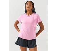 Nike Womens Training One Classic Dri-Fit T-Shirt, Pink Rise/White, Size Xs, Women Pink Rise/White