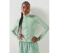 Nike Womens Training One Dri-FIT Full Zip Fitted Jacket, Steam/White, Size S, Women Team/White