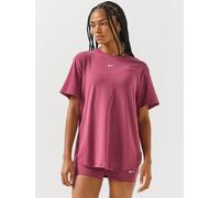Nike Womens Training One Relaxed Dri-Fit T-Shirt, Pink Smoke/White, Size Xs, Women Pink Smoke/White