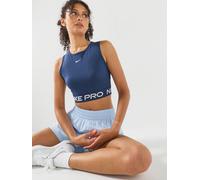 Nike Womens Training Pro 365 Dri-Fit Crop Tank, Midnight Navy/White, Size Xs, Women Midnight Navy/White