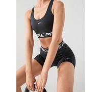 Nike Womens Training Pro 365 Dri-FIT Light Support Sports Bra, Black/White, Size Xs, Women Black/White