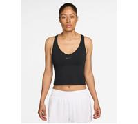 Nike Women's Universa Medium-Support Padded Sports Bra Tank - Black/Anthracite/Dark Smoke Grey - Size: XS