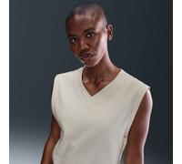 Nike Women's V-Neck Golf Gilet - White - Cotton/Polyester XL (UK 20-22)