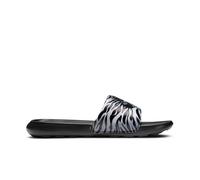 NIKE Women's Victori One slippers, Black Black Metallic Silver, 3.5 UK