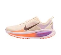 Nike Womens Vomero 18, Chalk/Tattoo/Pink Foam/Bright Violet, 10