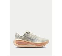 Nike Women's Vomero Plus Running Shoes - Light Bone/Metallic Silver/Arctic Orange - UK 8 - White