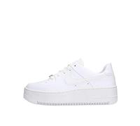 NIKE Women's W Af1 Sage Low Basketball Shoes, White White White White 100, 5 UK
