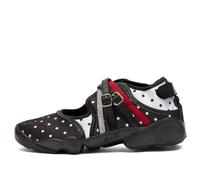 Nike Women's W Air Rift Sneaker Black/Metallic Silver/University Red UK 5.5