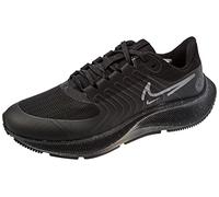 NIKE Women's W Air Zoom Pegasus 38 Shield Sneaker, Black Mtlc Dk Grey Med Ash Night Forest Dk Smoke Grey, 4.5 UK