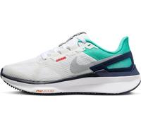 NIKE Women's W Air Zoom Structure 25 Low, White Lt Smoke Grey Clear Jade Ice, 8.5 UK